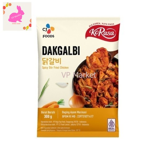 

Korasa Dakgalbi Daging Ayam Marinasi 300gr