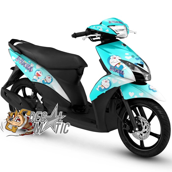 Decal Full Body Mio GT Stiker Full Variasi yamaha Mio J Doraemon Love