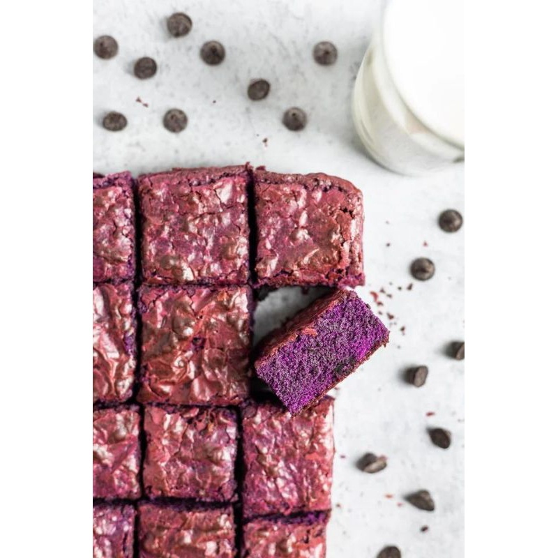 

Brokies- brownies ube 20*20/Brownies Skat Fudgy Dark ubi 25botong