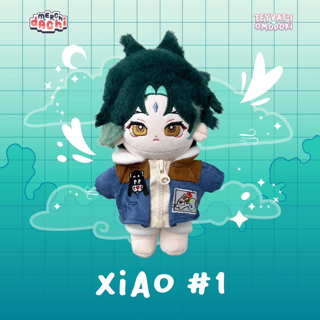 Boneka Omodoki Xiao baju genshin Impact Alhaitam & Venti Dolls