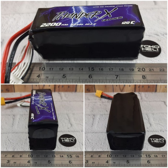 ThunderX 120C 2200mah 22.2V 6S Lipo Battery XT60