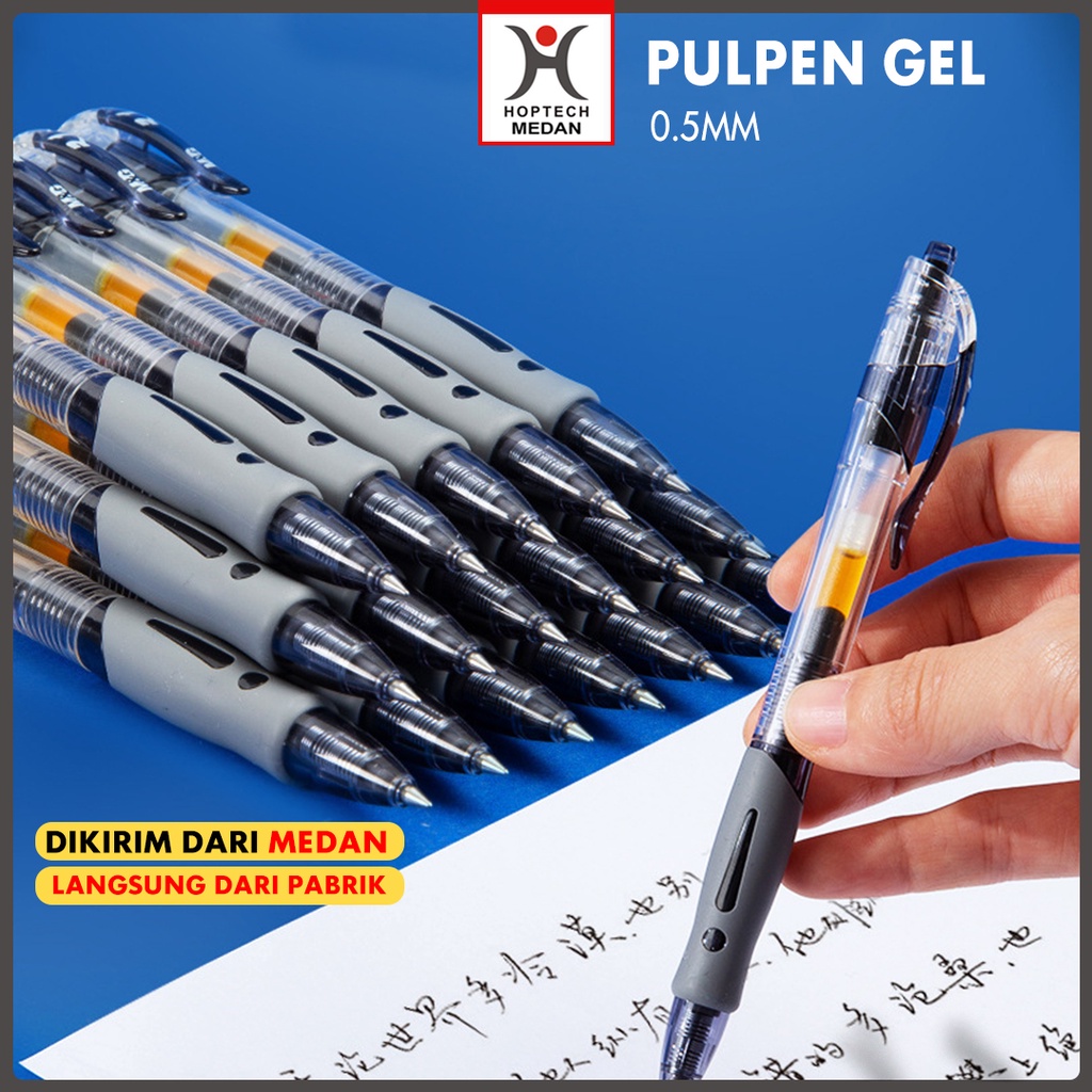 

Gel Pen Penulisan Halus Pulpen Gel 0.5mm Alat Tulis Aesthetic