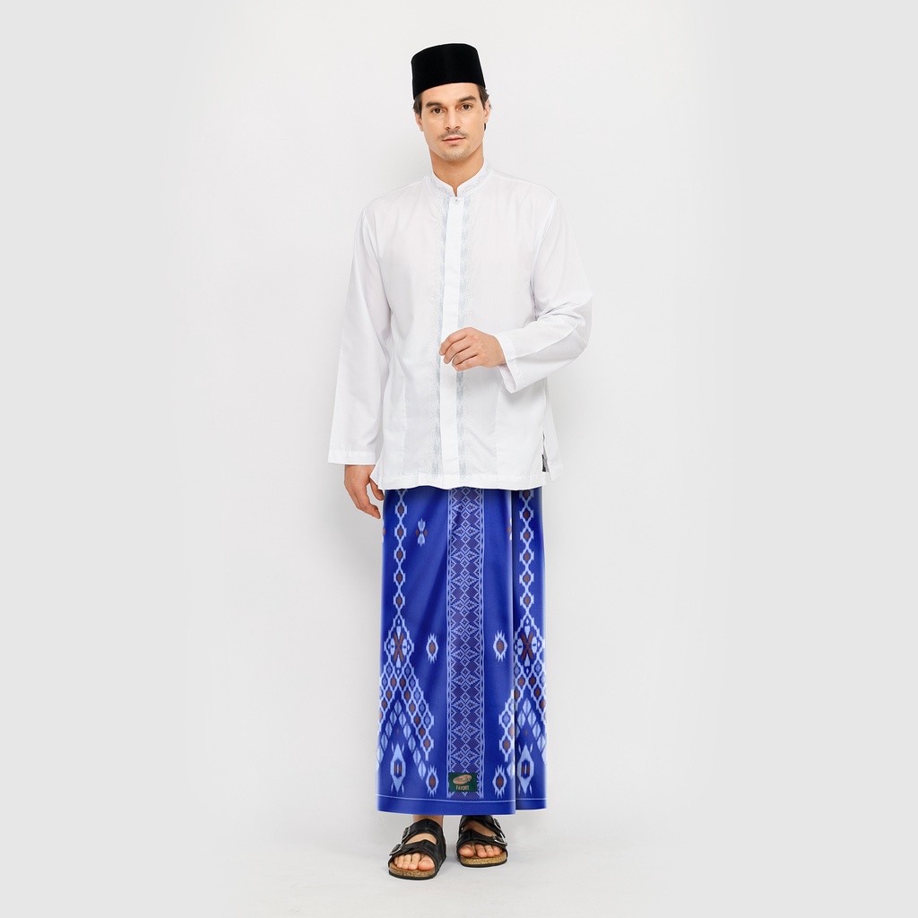 Sarung ATLAS Favorit Serasi Motif BHS KGN Biru 02