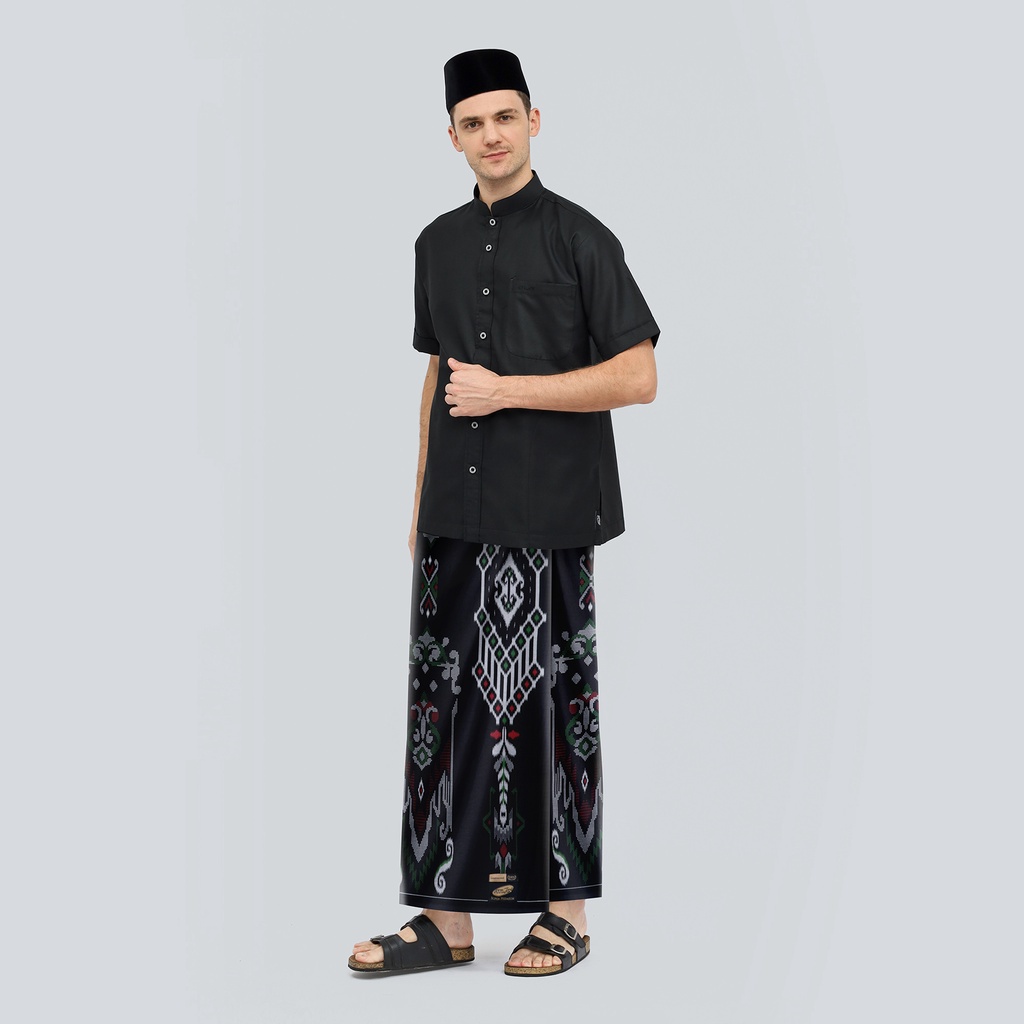 Sarung ATLAS Super Premium 920 A9 CKA Hitam Hijau 02