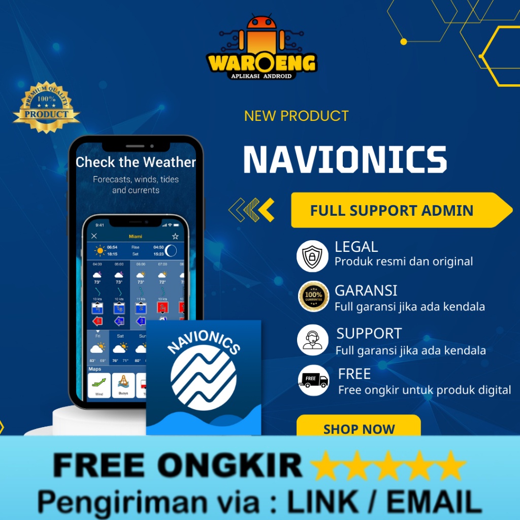 Beli 1 Gratis 1 Navionics Premium No Trial Full Version Lifetime Bergaransi