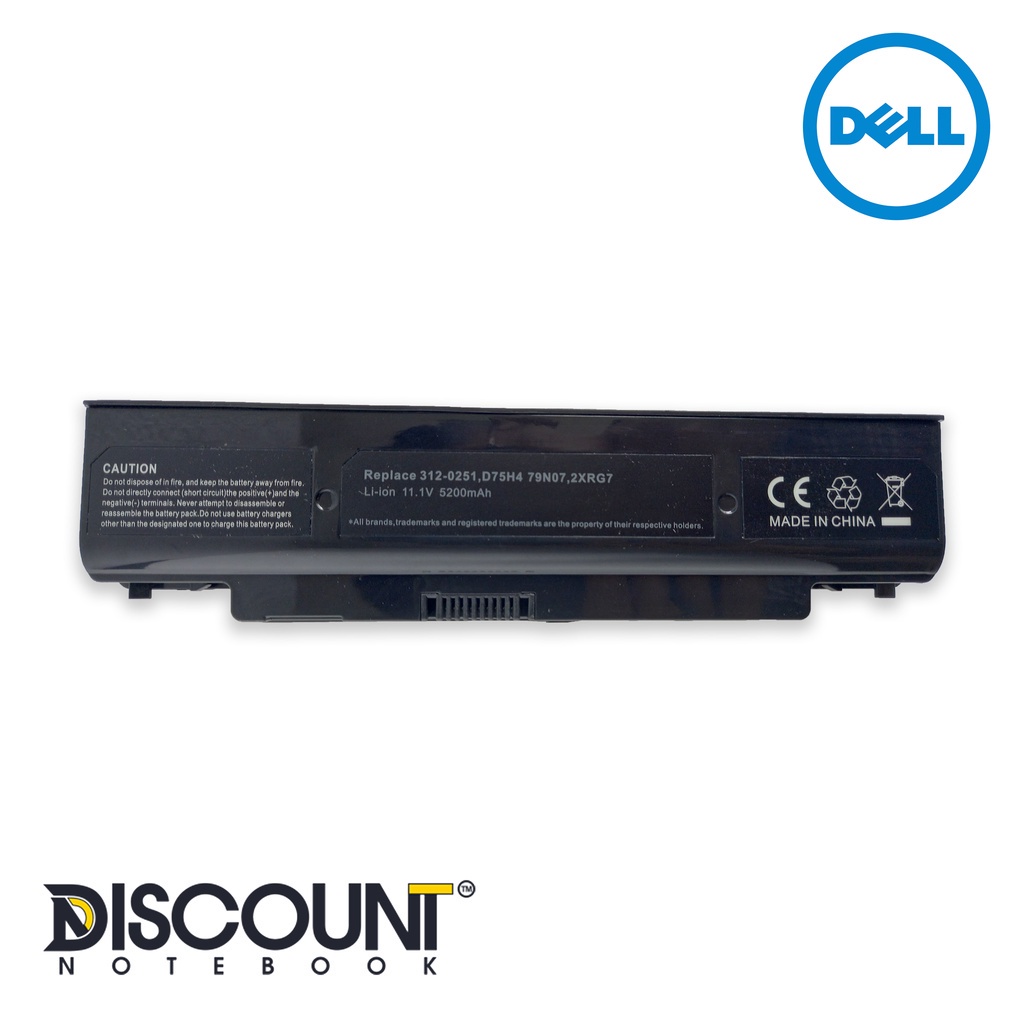 BATERAI LAPTOP D*LL Inspiron 1120, 1121, 1122, M101c, M101z, M102z, P07T (2XRG7) (6 CELL)