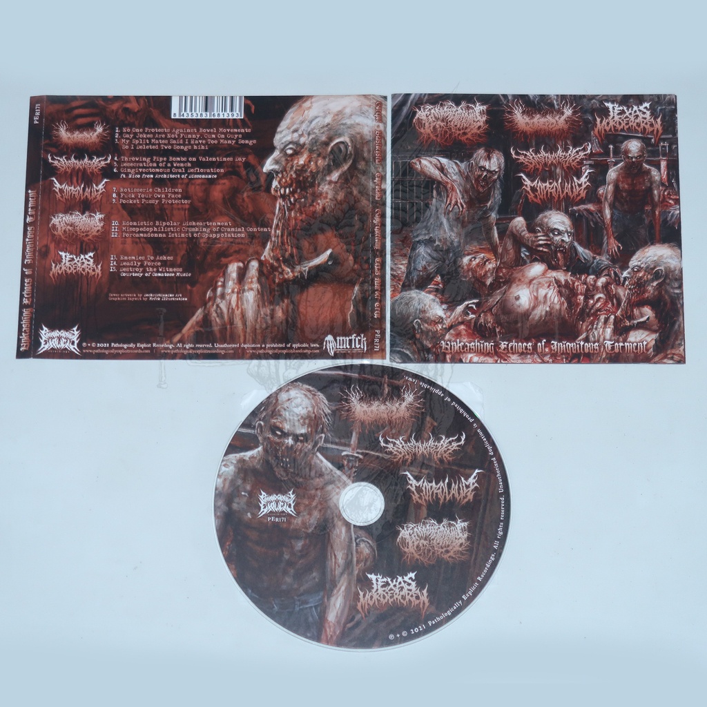 CD - GOREPOT/GANGRENECTOMY/BLASTOCYTIA/TEXAS MURDE CREW/COPROLALIA - Unleashing Echoes Of Inquitous 