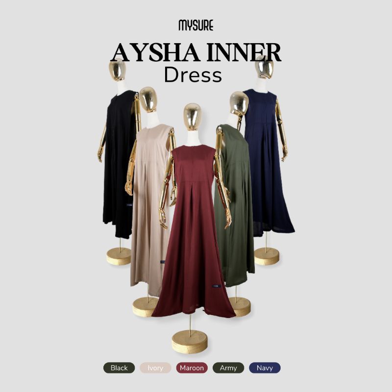 Aysha Inner Dress bahan Rayon Adem Mysure