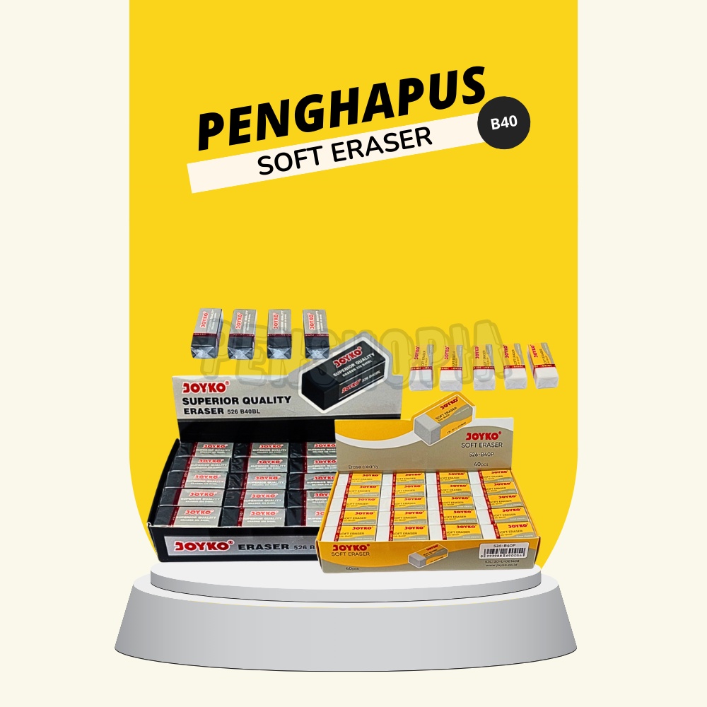 

Penghapus Pensil / Penghapus Joyko B-40 Ukuran Kecil