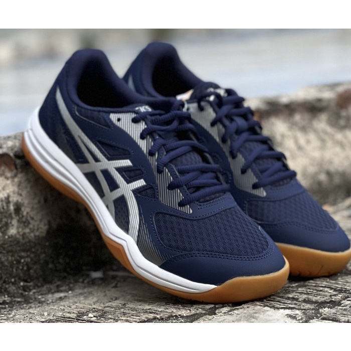 Terlaris ✨ -Sepatu Volly Asics Tiger Original UPCOURT 5 Azure Deep Blue New 2022 - 41,5