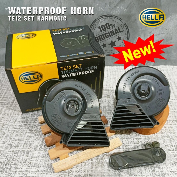 Ready Klakson Waterproof HELLA Klakson Keong Mobil Motor TE12