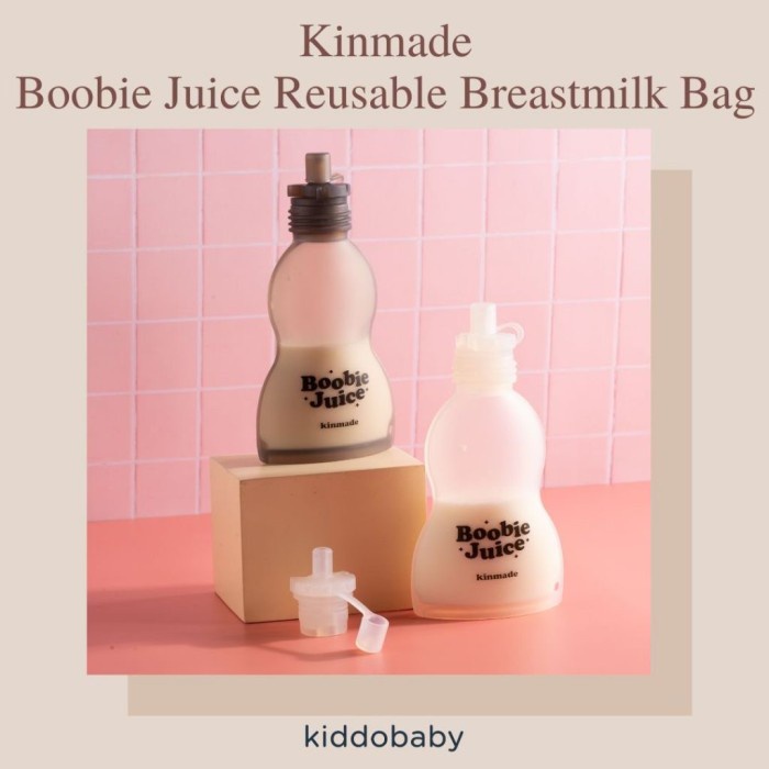 Kinmade Boobie Juice Reusable Breastmilk Bag | Kantong Asi