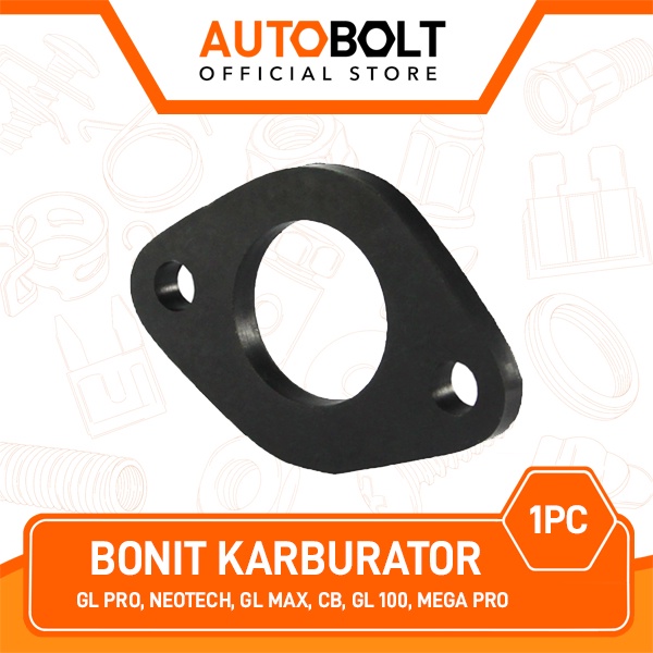 Bonit Karburator GL Pro & GL Max & GL 100 & CB 100 & Mega Pro & Neotech Ebonit Fiber Insulator Carbu