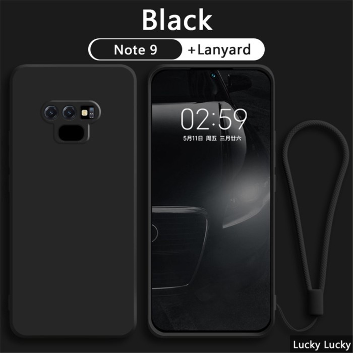 Soft Case Samsung Note 9 Liquid Suede Matte Premium SIlicone Free Tali