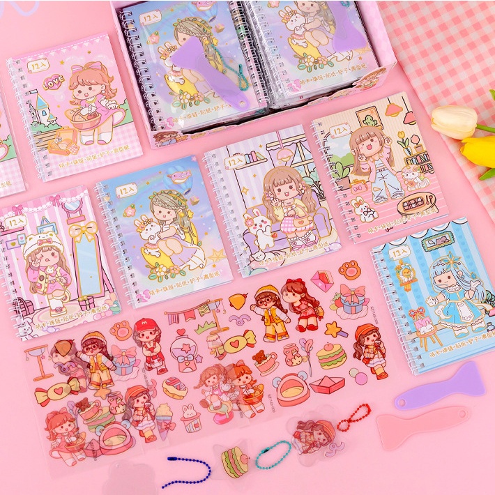 

TERMURAH DIARY BOOK + STICKER DIY FREE GANCI MAKER