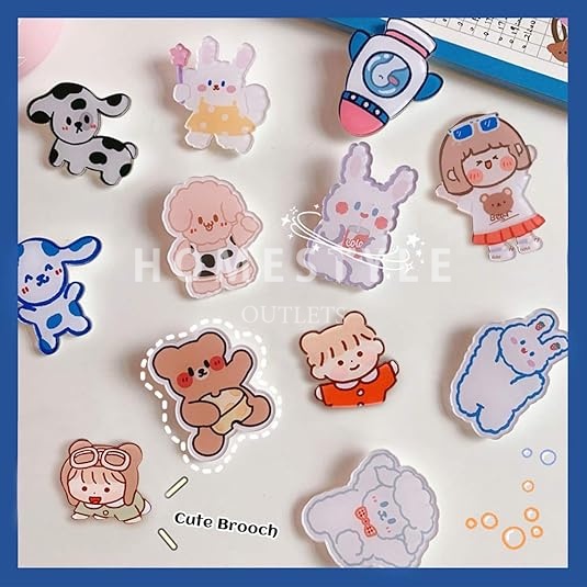PIN TAS BROS KARAKTER / PIN AKSESORIS TAS LUCU / PIN AKRILIK / PIN LUCU