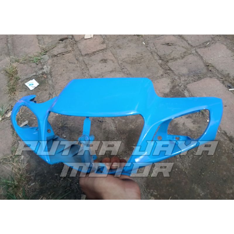 Batok Fiz R Biru Totok Lampu depan Fiz R Warna Biru Muda Kualitas Cat Rapi Mirip Original