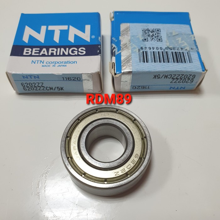 BEARING 6202 ZZ NTN TUTUP BESI 15x35x11MM 6202ZZ