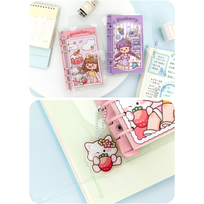 

Cute diary Korean Style note book kawaii buku diary lucu - Blueberry