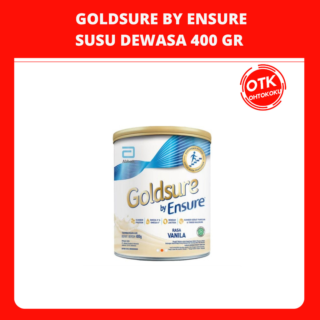 

Goldsure By Ensure Gold 400 gr Susu Nutrisi Dewasa