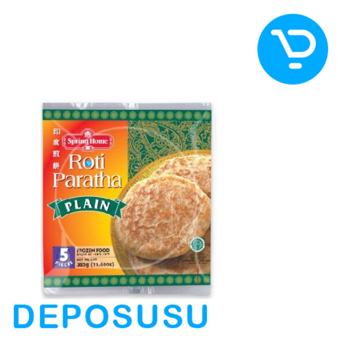 

READY STOCK!!! Roti Paratha Spring Home TYJ Pratha Onion Plain Wholemeal - PLAIN