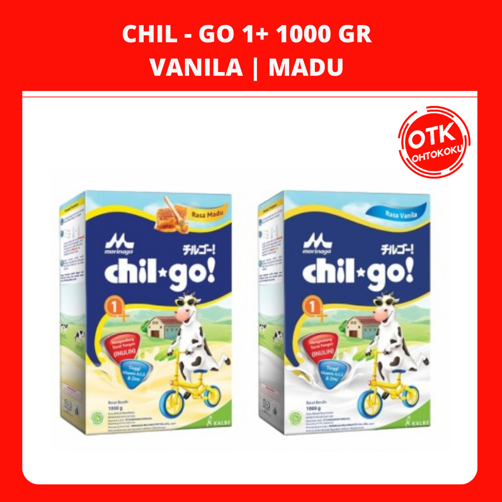 

Morinaga Chil Go Powder 1+ 1000 Gr Susu Pertumbuhan Anak 1-3 Tahun