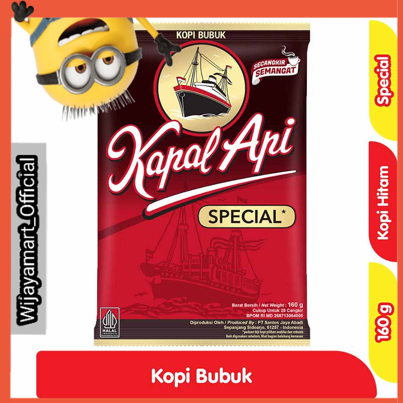 

Kapal Api Kopi Bubuk Instan Special 160 g