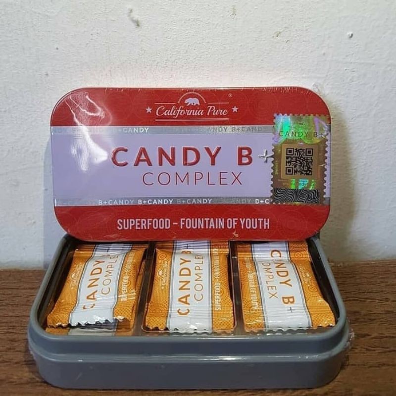 Vitamin B+ Complex Permen Herbal Candy Kesehatan