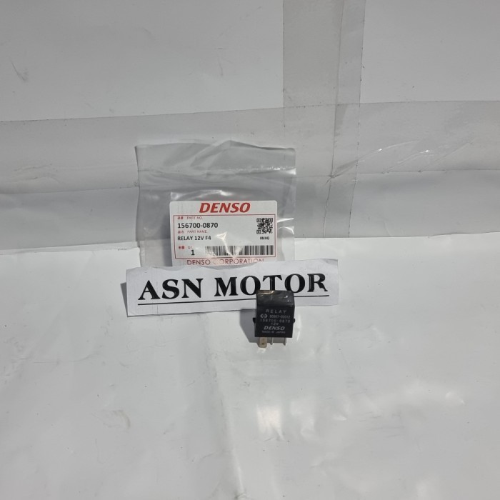 Best Seller Part RELAY DENSO TOYOTA HINO 4 KAKI 4 PIN 156700-0870 ORI DENSO THAILAND