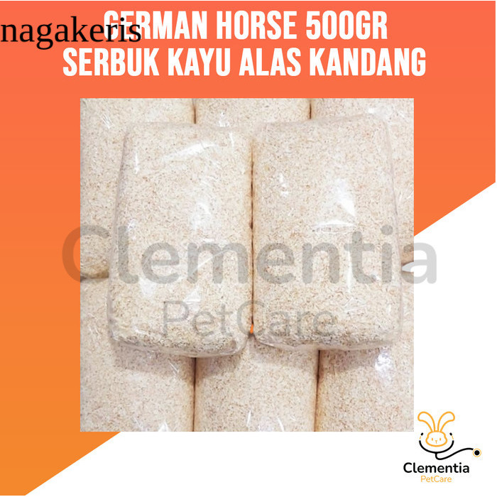 

GERMAN HORSE 500 gr - Serbuk Kayu Premium Alas Kandang Murah antik