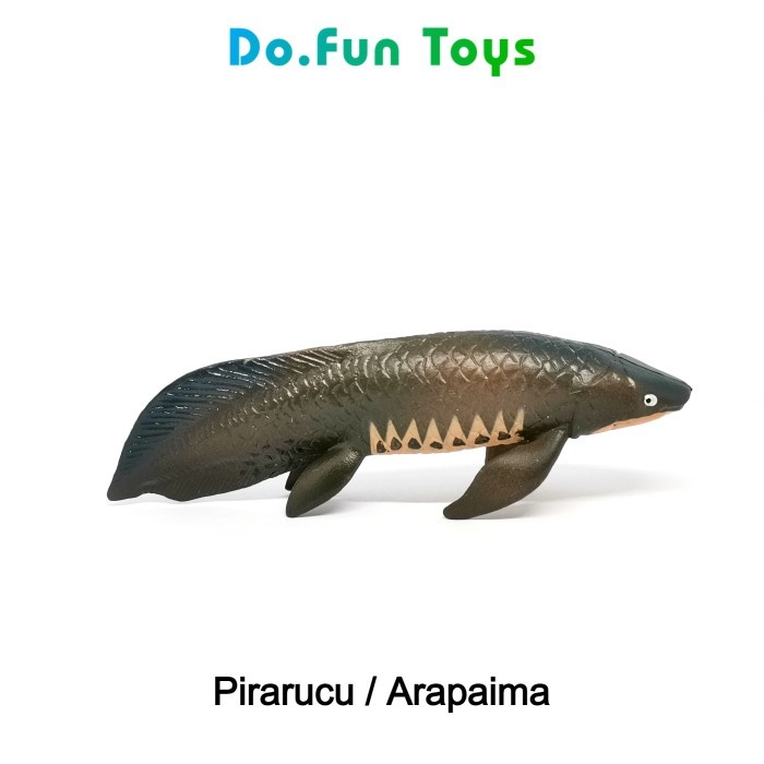 Pirarucu / Arapaima Fish Animal Figure/ Miniatur Ikan Arapaima