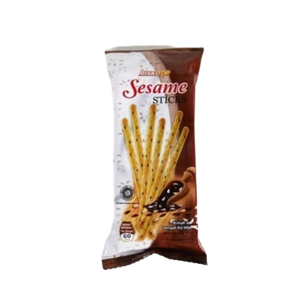 

5 PCS BISKITOP - SESAME STICK 50g Biskuit Kue Kering Anak Dewasa Enak Renyah Biscuit Rasa Wijen