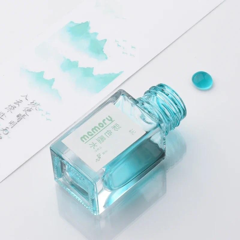 

Portable 18ml Fountain Pen Ink Non-carbon Colored Ink for Dip Pen Glass Pen School Office Supplies