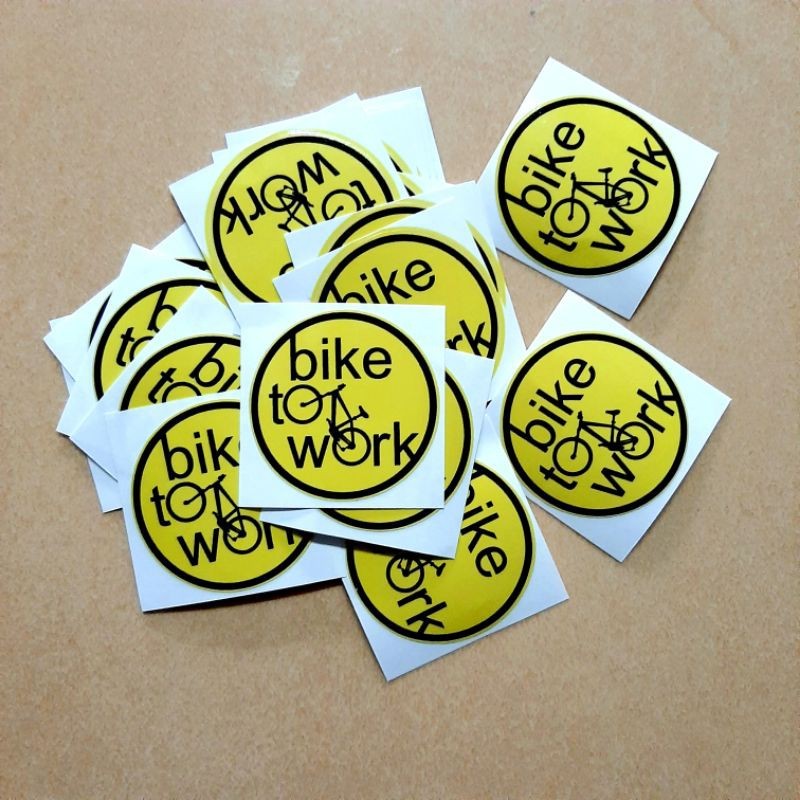 

Stiker Vynil Bike to Work 5cm x 5cm