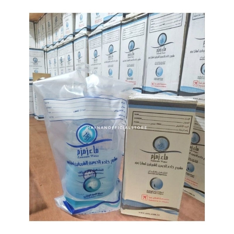 

Zamzam 5Liter Include Box Original Asli 100% Saudi