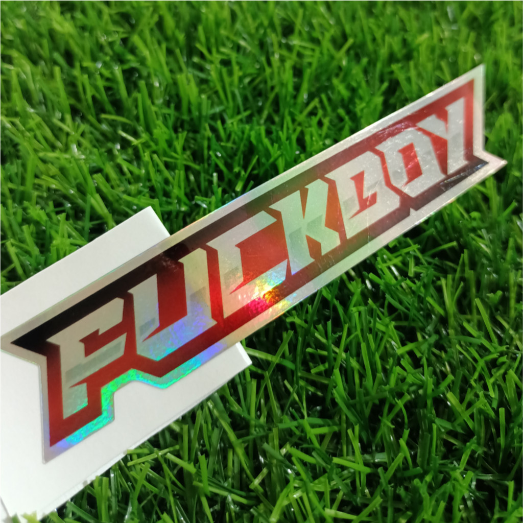Stiker viral | kata-kata | fuckboy | vinyl Glossy/Hologram stiker potongan presisi terbaru stiker ke