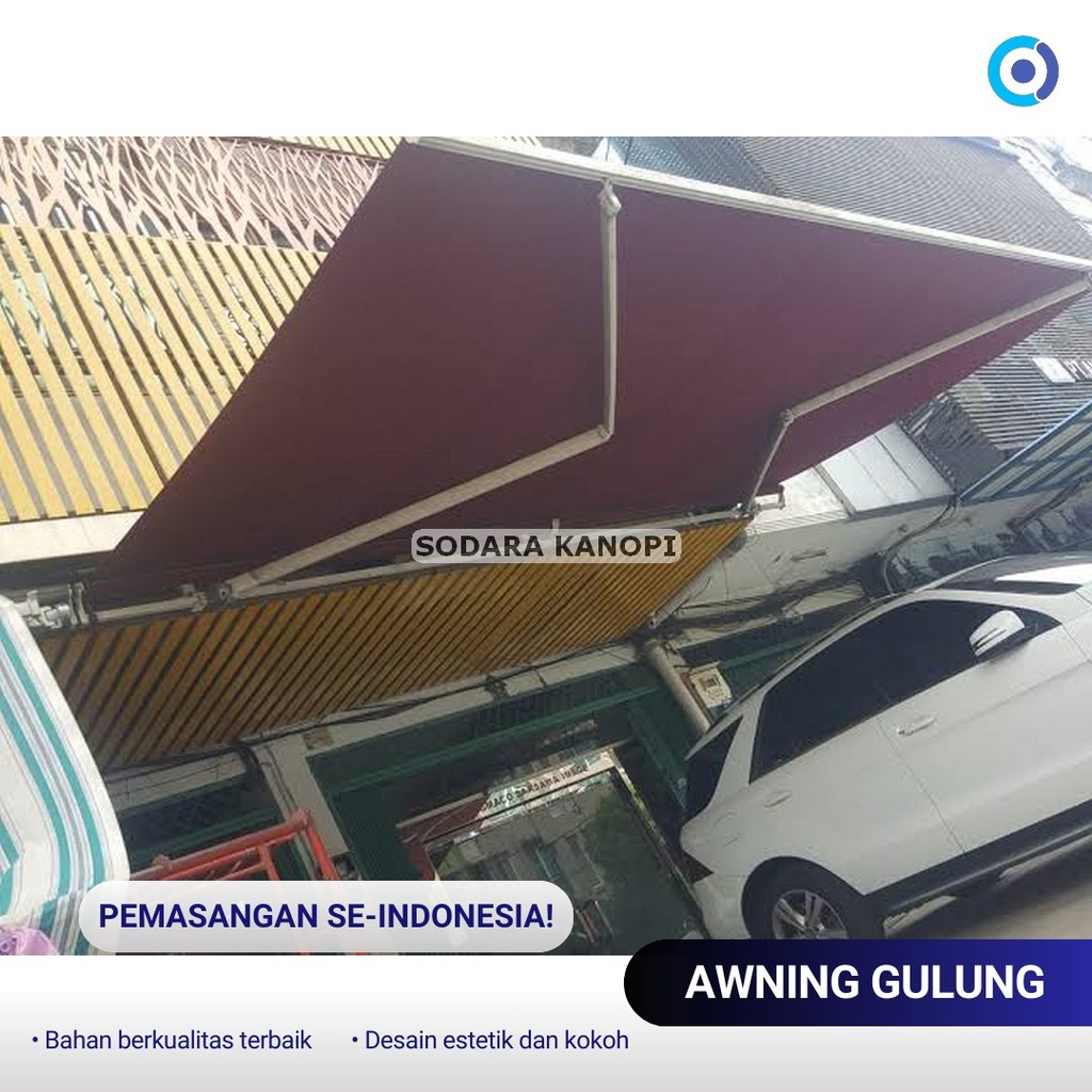 Awning Gulung – Kuat & Anti Karat