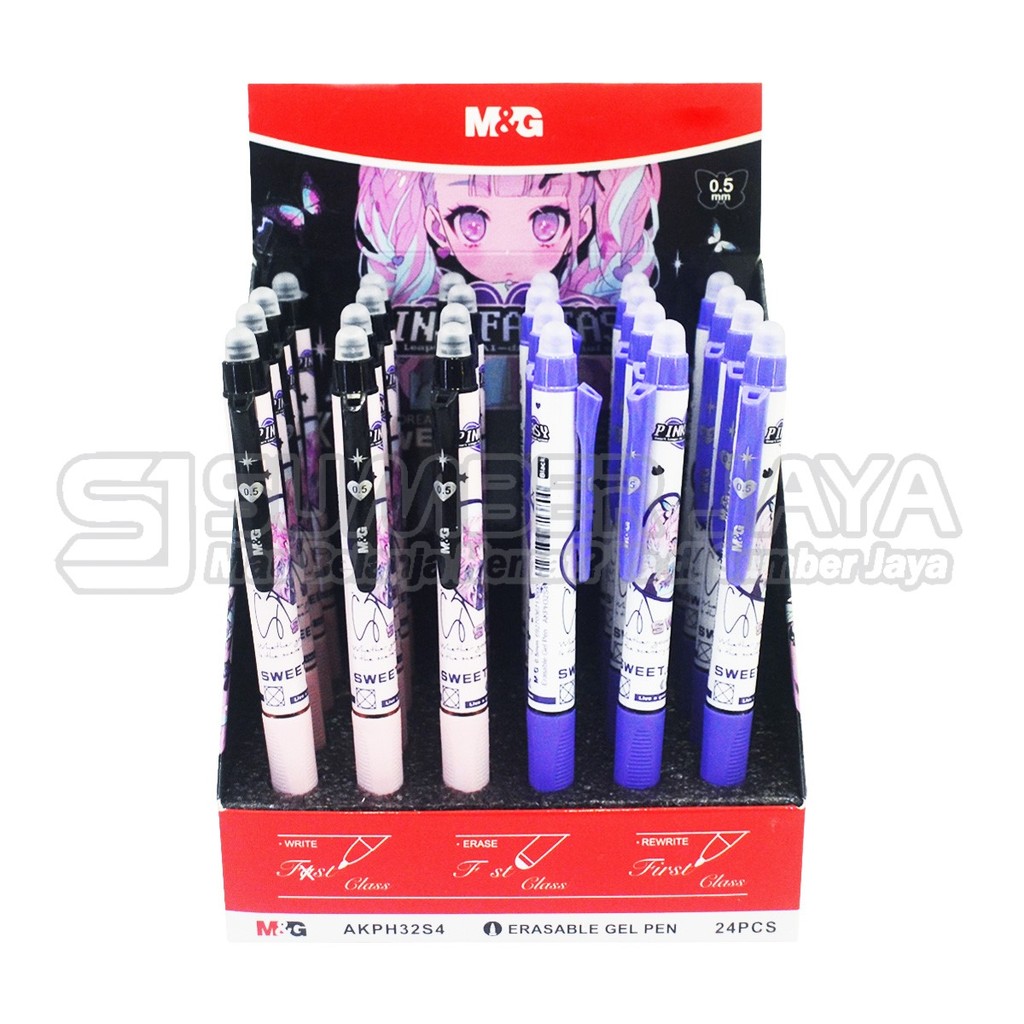 

Ballpoint Pena Anime M&G AKPH32S4 Pena Bisa Dihapus 0.5mm Hot Erasable Fantasy