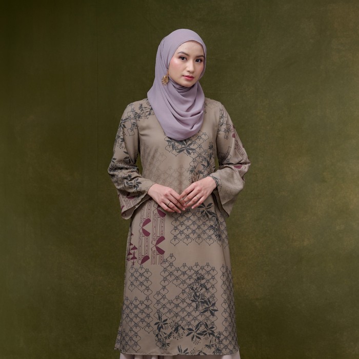 NEW -ZM Zaskia Mecca - Haiza Midi Dress Gamis - Jelita Indonesia - Edisi Palembang - Emerald, L