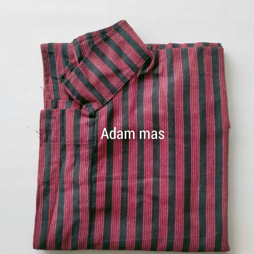 Setelan Baju Adat Ja/Setelan surjan+jarik+blangkon/Set baju surjan pria desa/baju lurik jogja Lurik