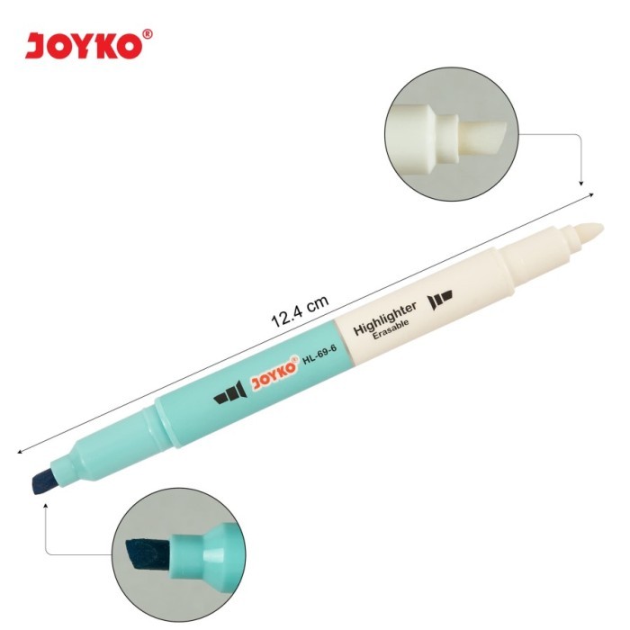 

Erasable Highlighter Penanda Dapat Dihapus Joyko HL-69-6