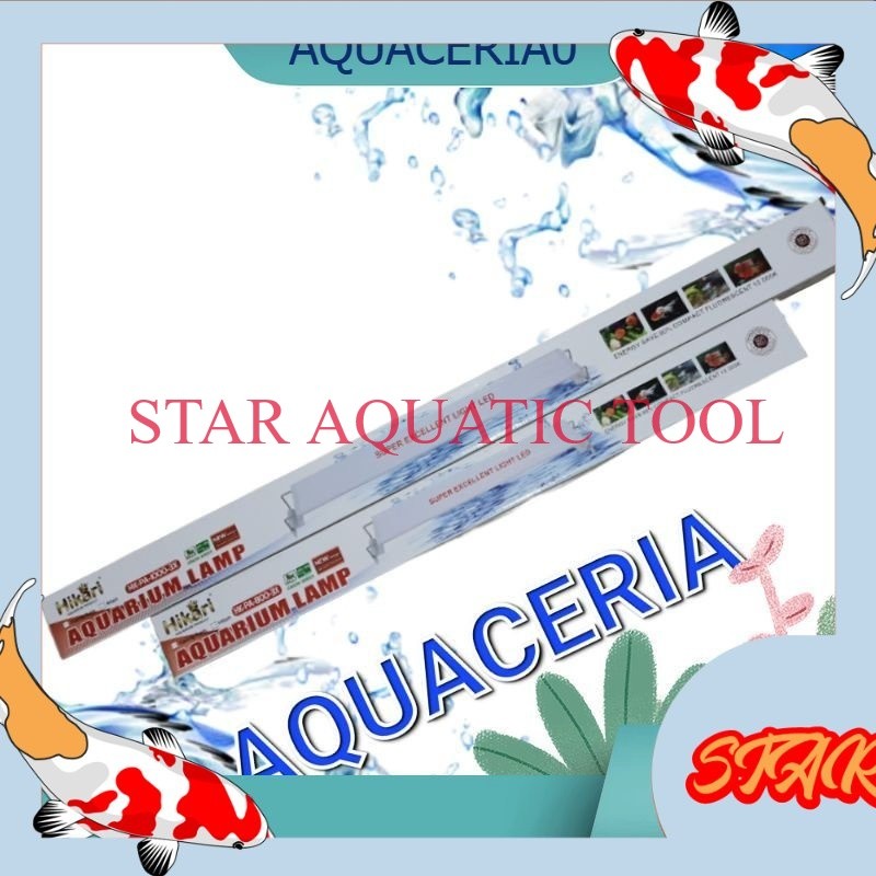 Lampu Gantung Aquarium 100 cm HIKARI PA 1000 3 X LED Aquarium 3 Mode ganti Warna