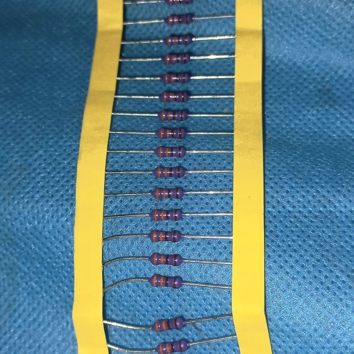 resistor 330R 1/4 watt ungu original japan zero R 330ohm 1/4W 1% W 330 A Fajar elektro 2