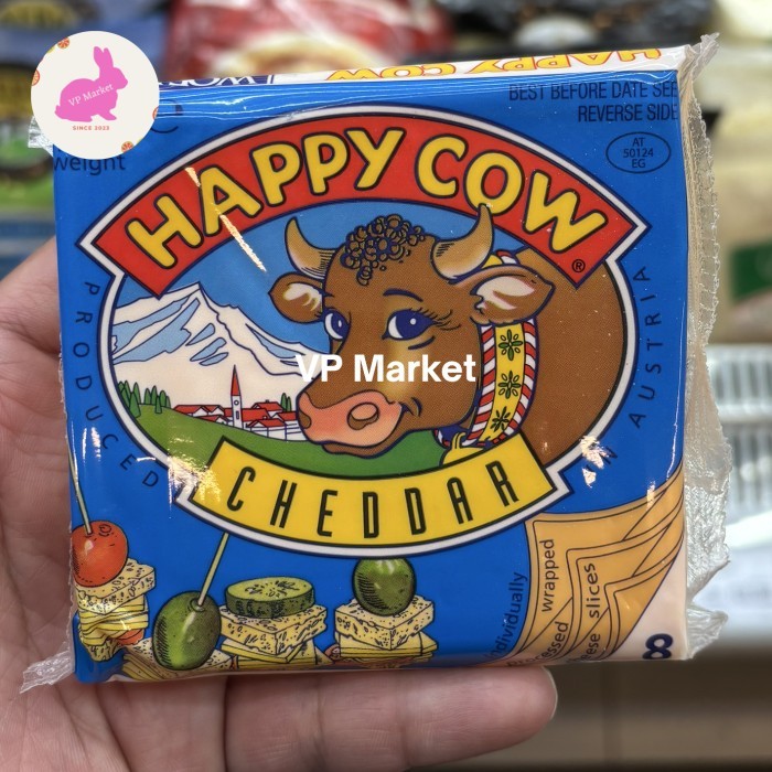 

Keju Happy Cow Cheddar Slice Cheese 150g | Keju Slice Austalian