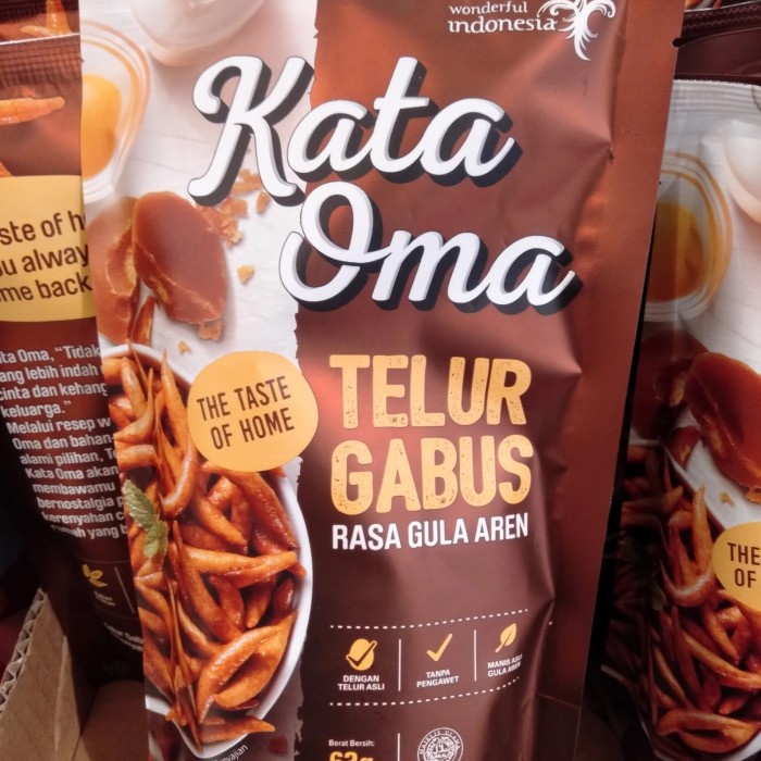 

Kata Oma Telur gabus rasa gula aren