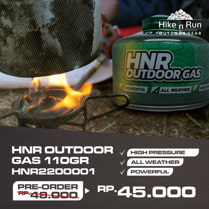 Gas Canister  Ultralight Hike n Run