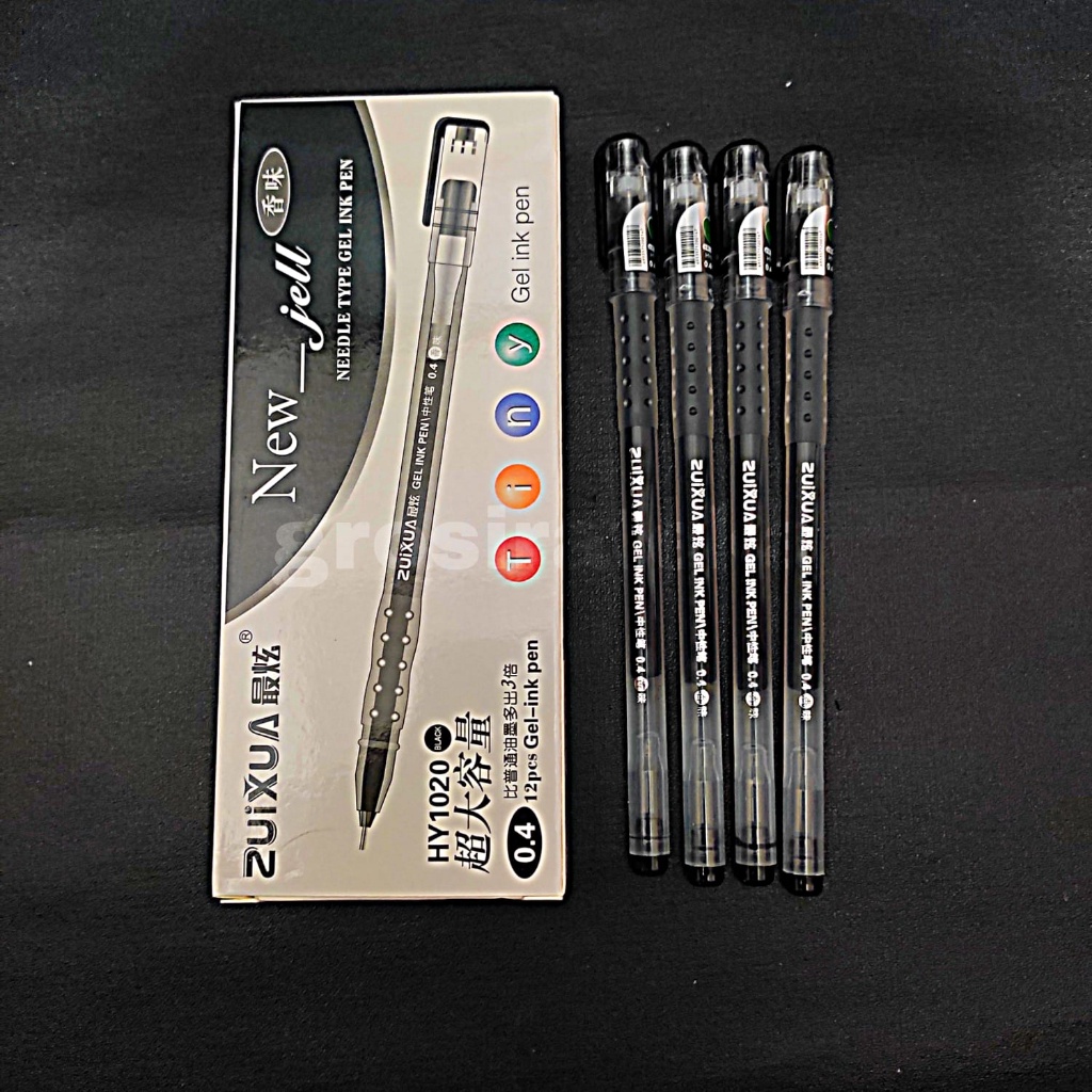 

PULPEN ,PULPEN GEL ,BOLPEN , BOLPOIN isi 12 GEL 1020 ZHUIXUA