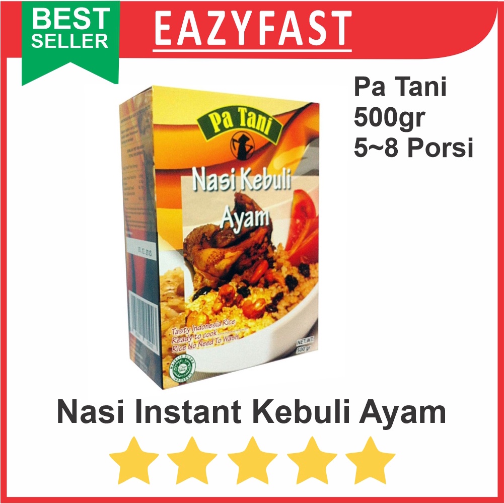 

Makanan Nasi Instant Cepat Saji Liwet Bumbu Rasa Kebuli Ayam 500gr 5 - 8 Porsi