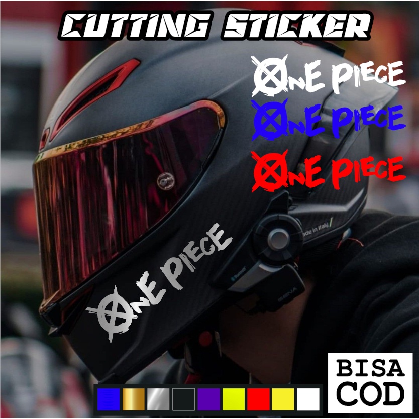 sticker HELM ONE PIECE CUTTING