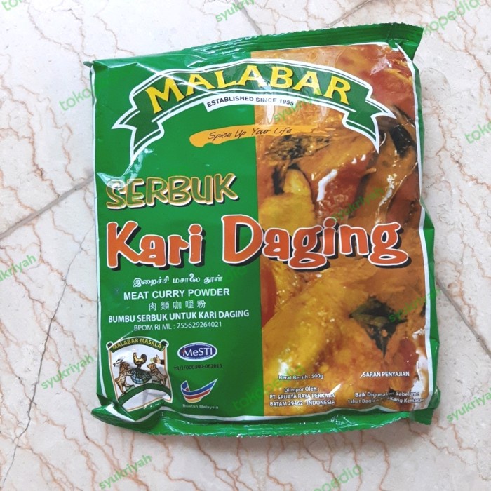 

Promo COD MALABAR BUMBU KARI DAGING 250 GR MEAR CURRY POWDER - 250 gram